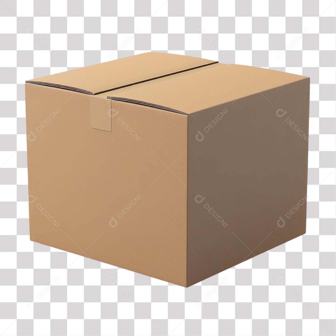 Caixa de Papelão Fundo PNG Transparente