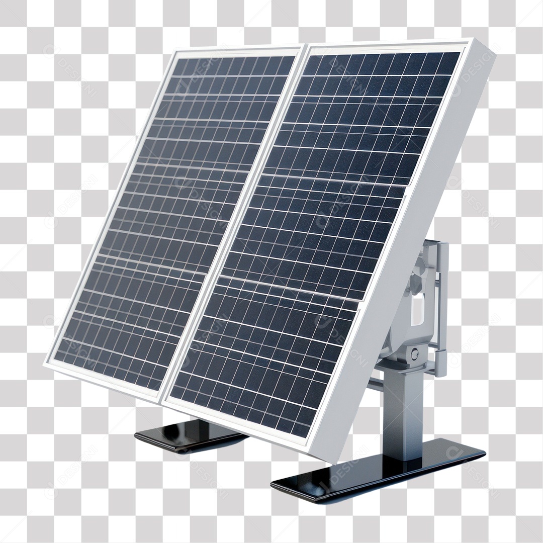 Placas Solares Fundo PNG Transparente