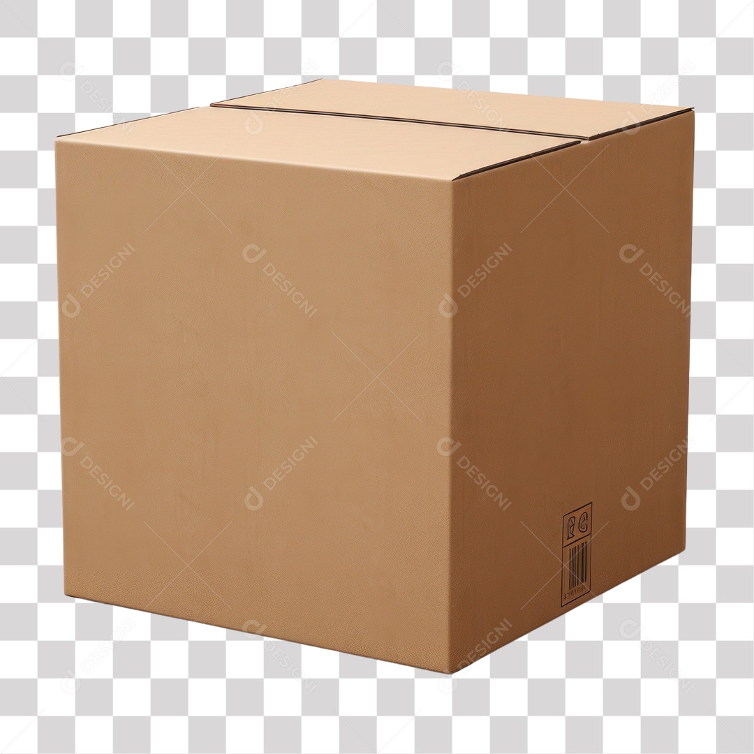 Caixa de Papelão Fundo PNG Transparente