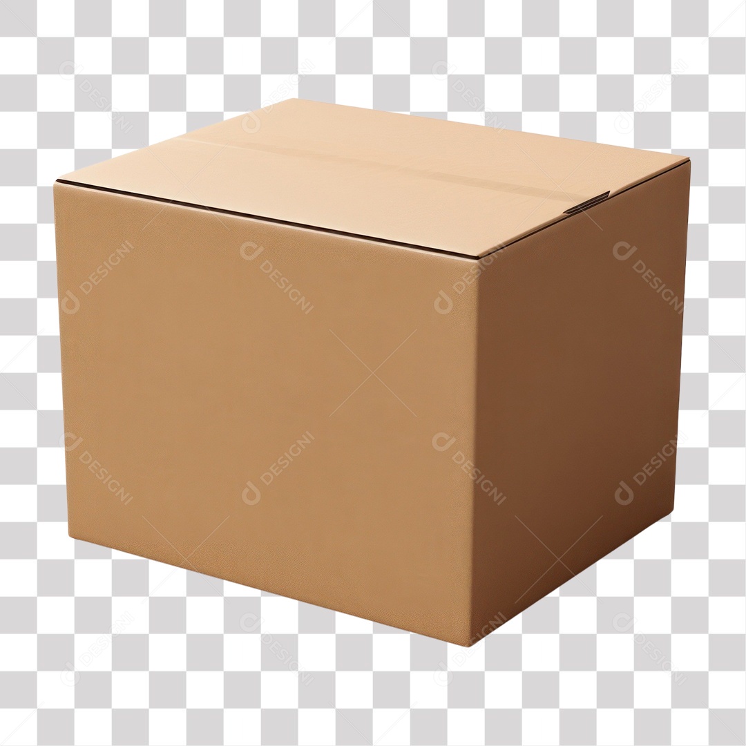 Caixa de Papelão Fundo PNG Transparente