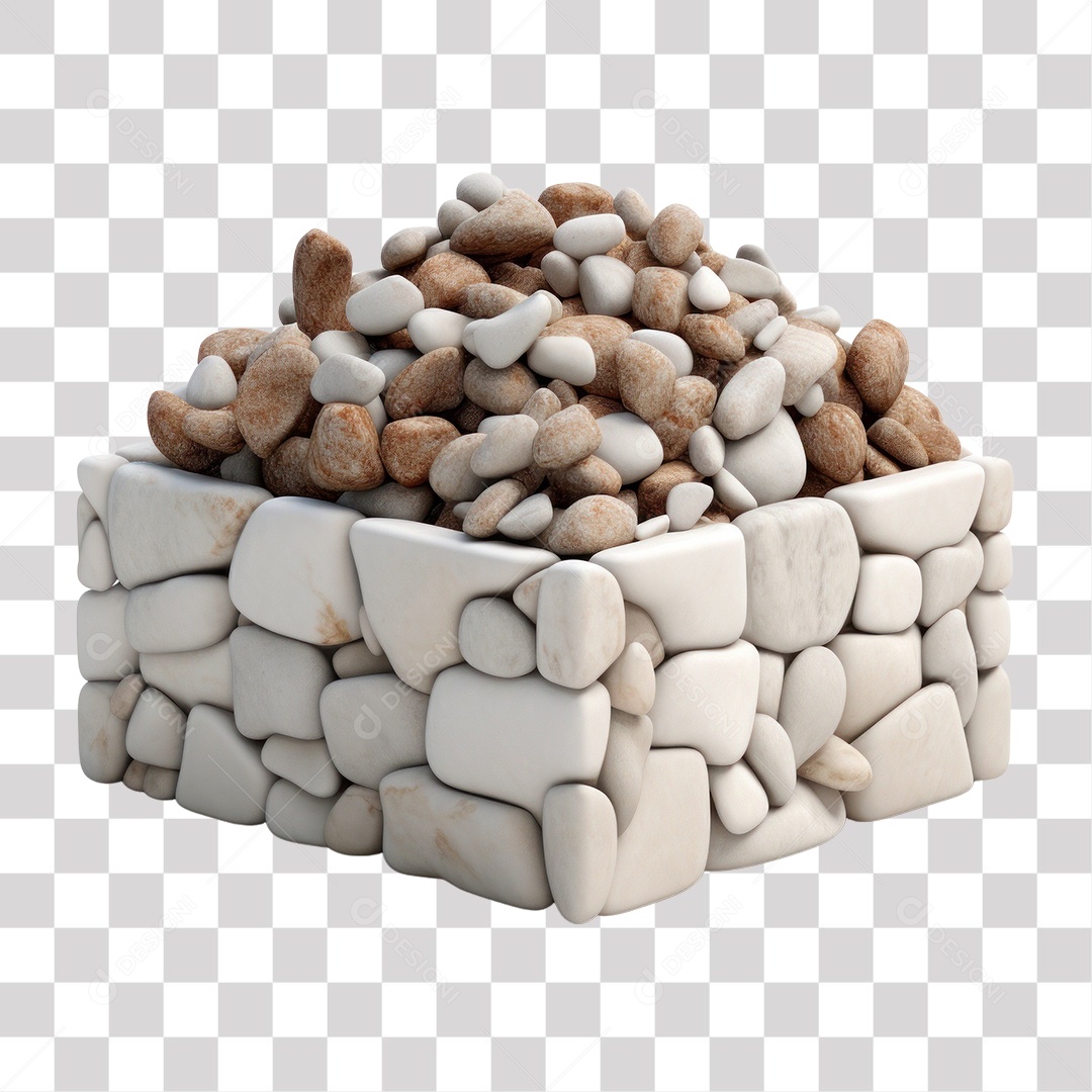 Monte de Pedras Fundo PNG Transparente