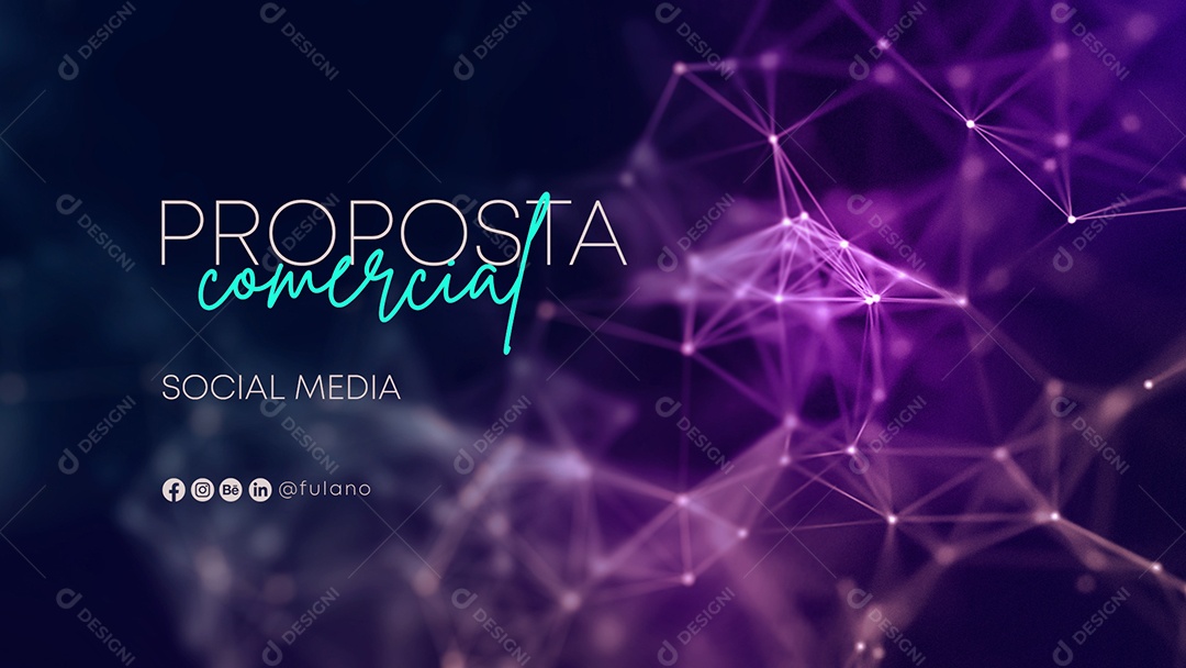 Proposta Comercial Social Media PSD Editável