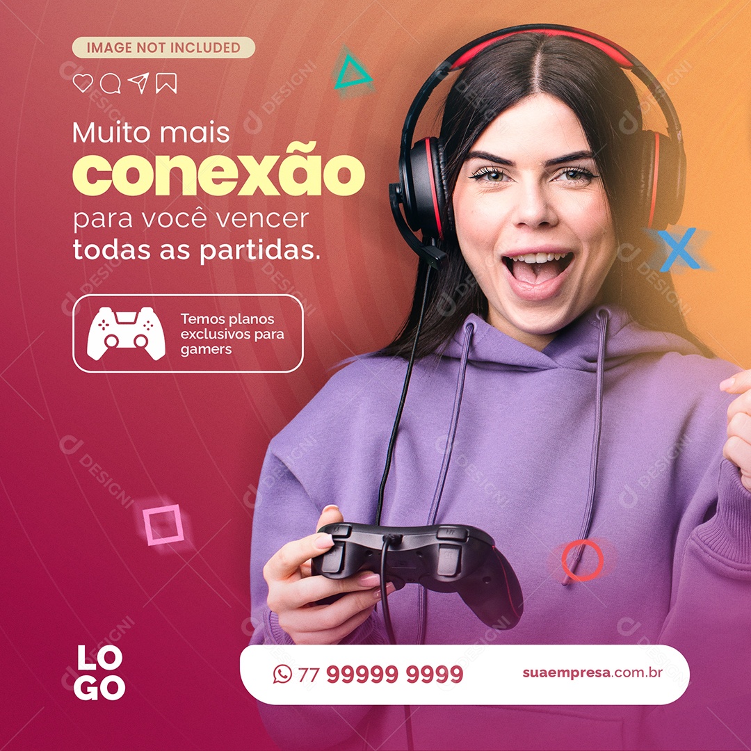 Muito Mais Conexão Social Media PSD