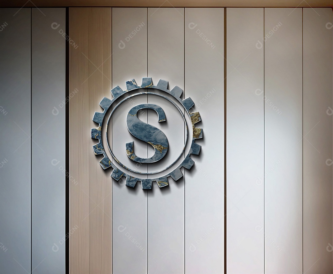 Mockup Para Logo Empresa PSD Editável