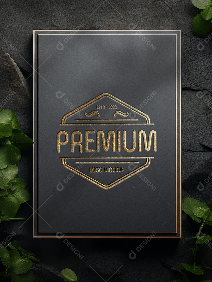 Mockup Para Logo Empresa PSD Editável