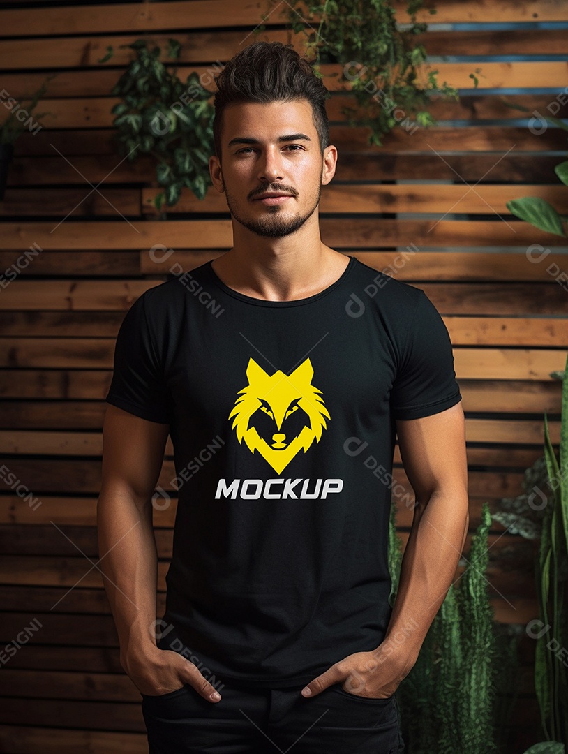 Mockup de Camiseta PSD Editável
