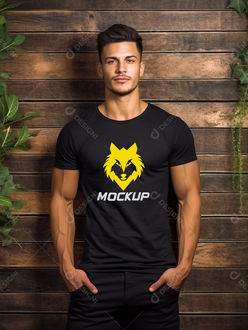 Mockup de Camiseta PSD Editável