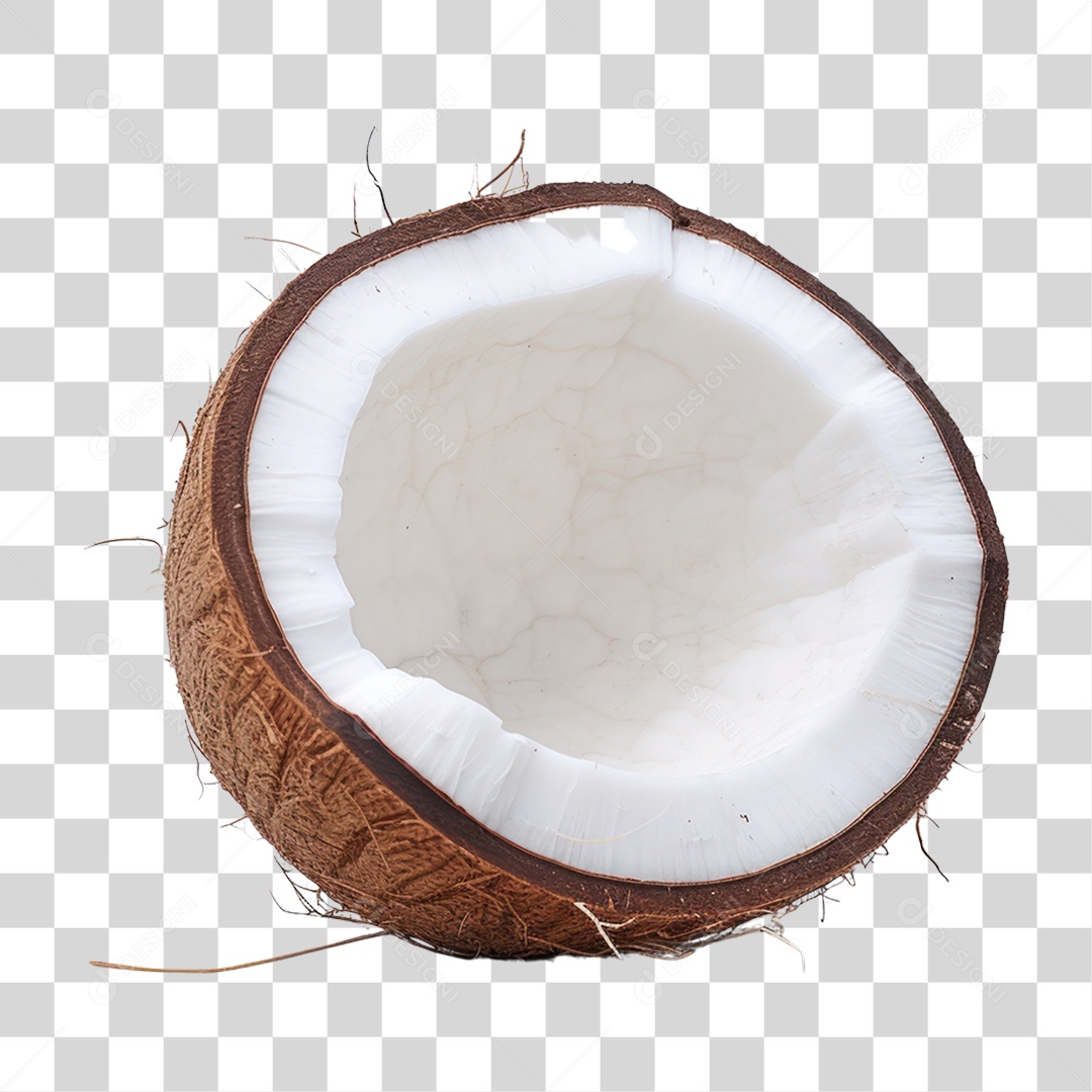 Pedaço De Coco Fundo PNG Transparente