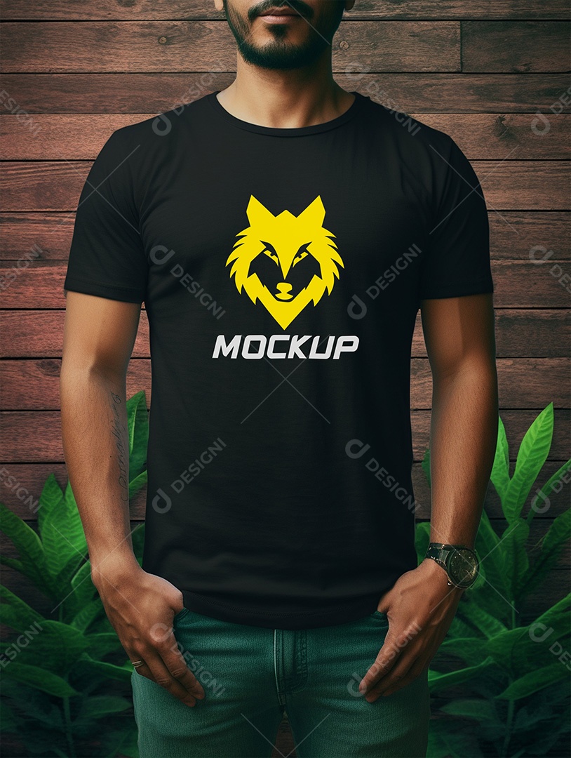 Mockup de Camiseta PSD Editável