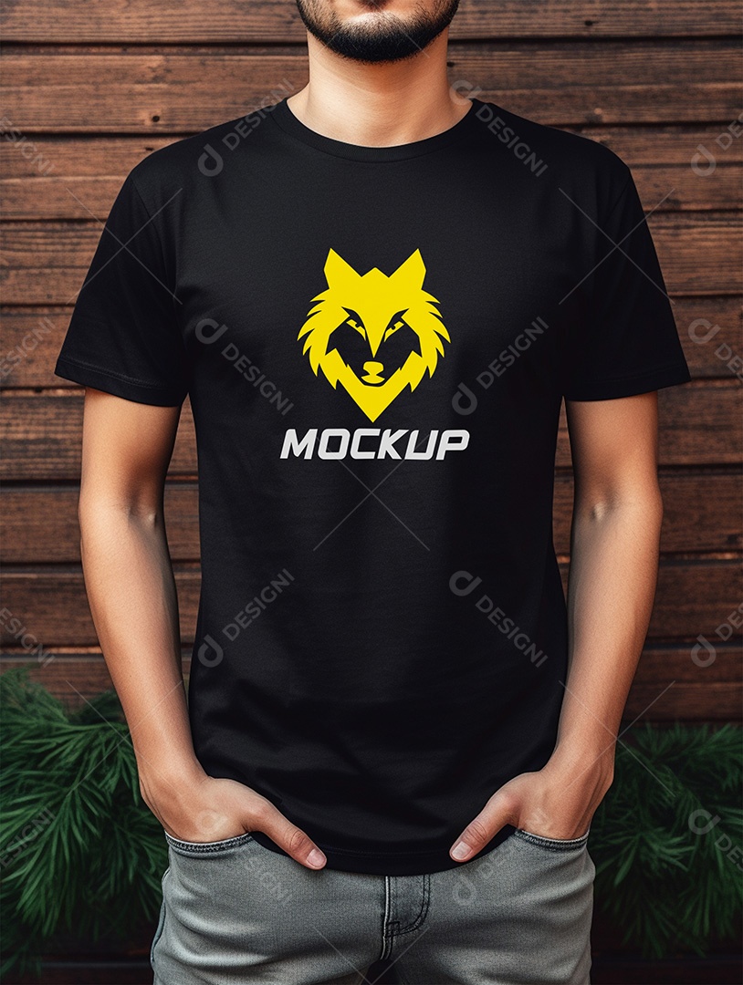 Mockup de Camiseta PSD Editável