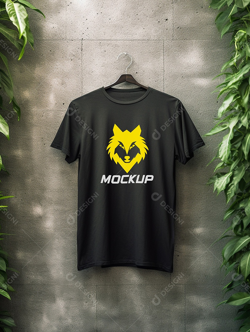 Mockup de Camiseta No Cabide PSD Editável