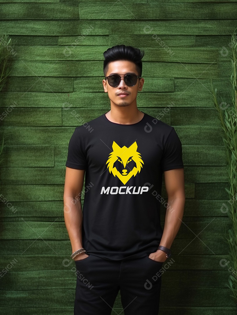Mockup de Camiseta PSD Editável