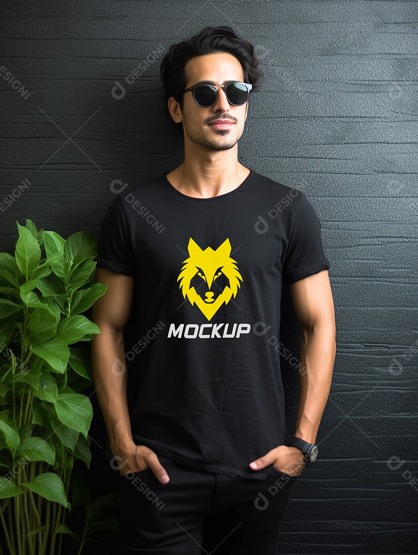 Mockup de Camiseta PSD Editável