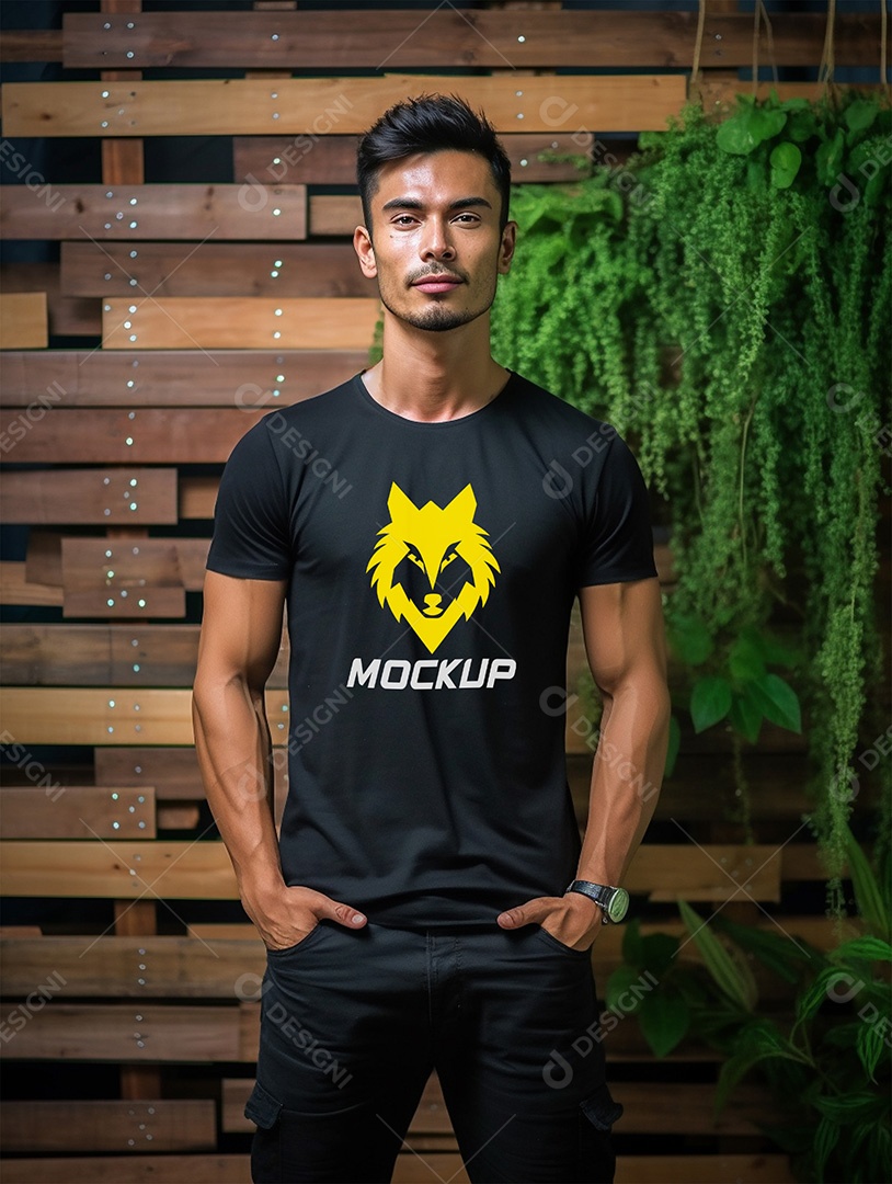 Mockup de Camiseta PSD Editável