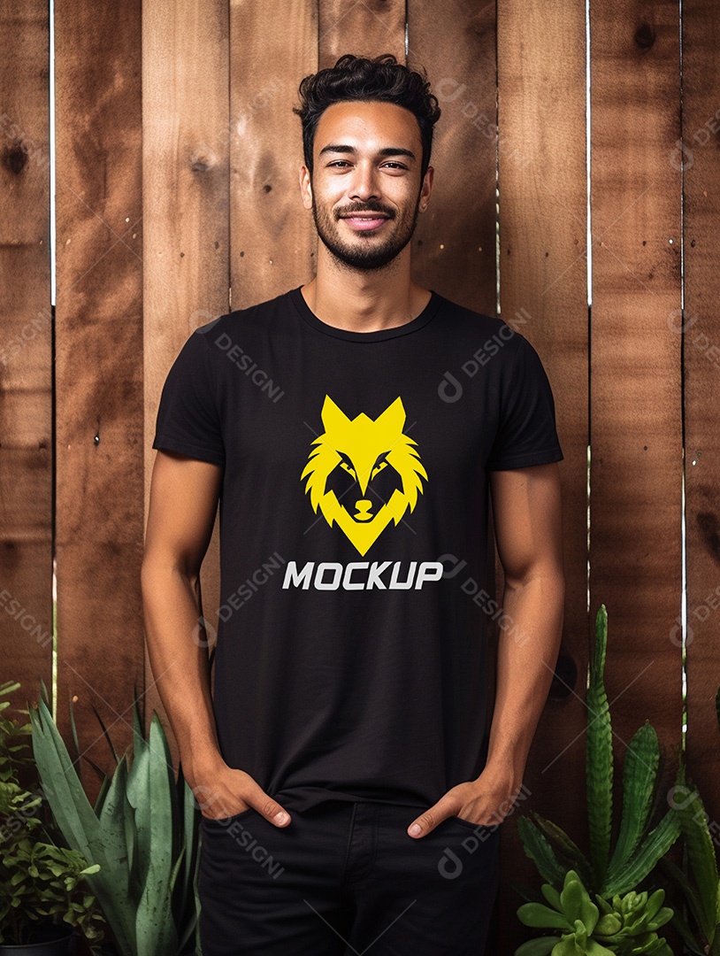 Mockup de Camiseta PSD Editável