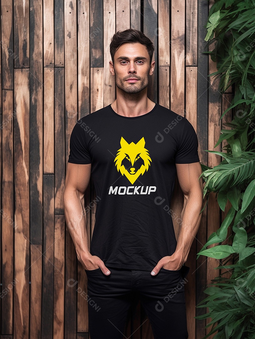 Mockup de Camiseta PSD Editável