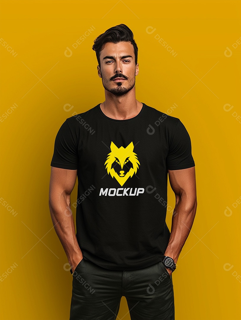 Mockup de Camiseta PSD Editável