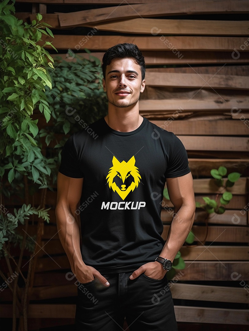 Mockup de Camiseta PSD Editável