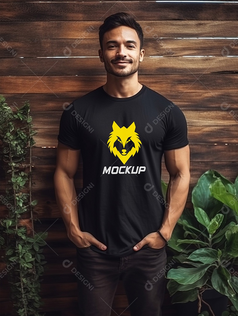 Mockup de Camiseta PSD Editável