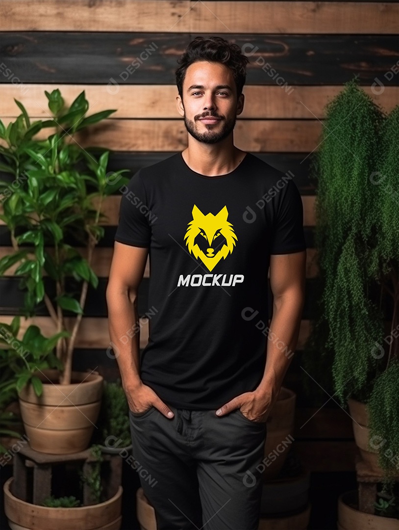 Mockup de Camiseta PSD Editável