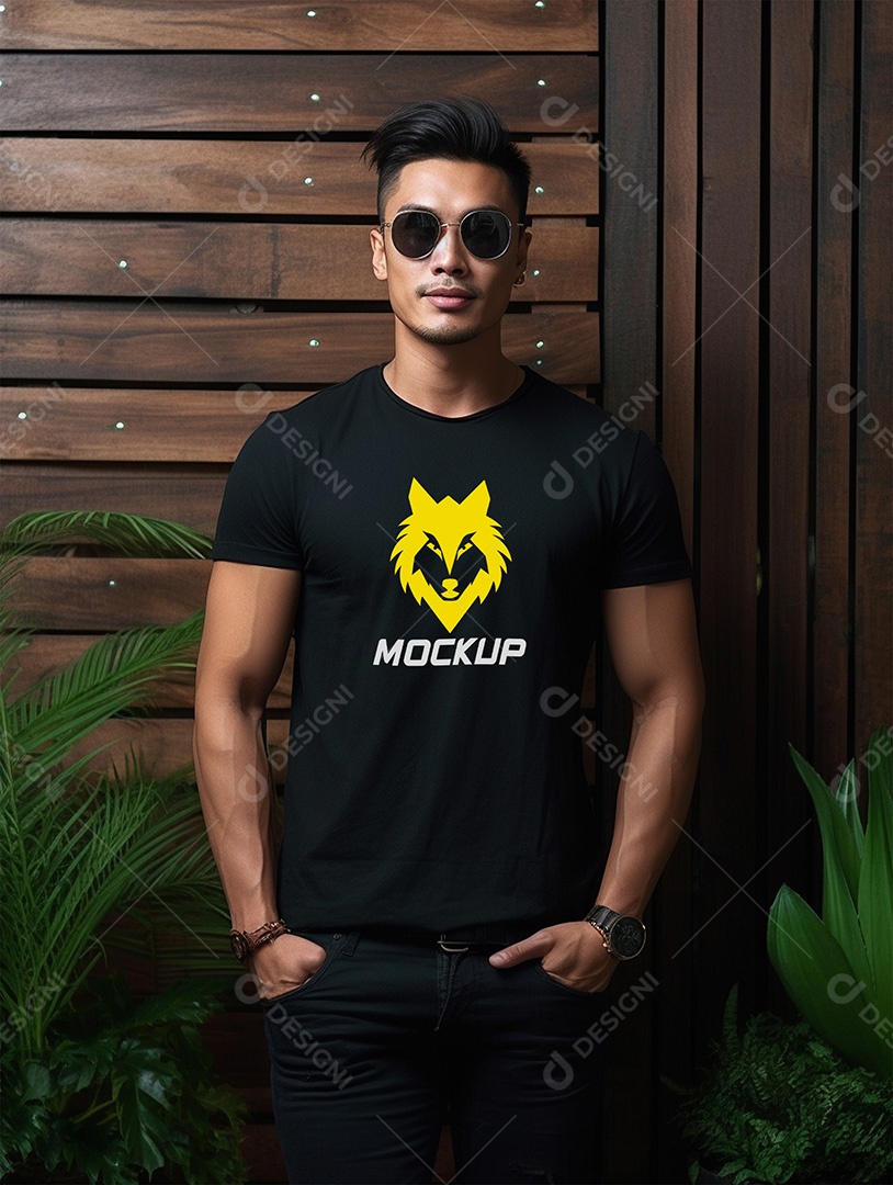 Mockup de Camiseta PSD Editável
