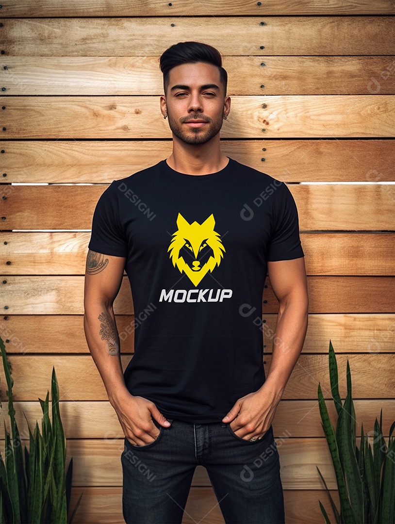 Mockup de Camiseta PSD Editável