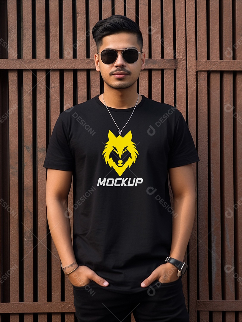 Mockup de Camiseta PSD Editável