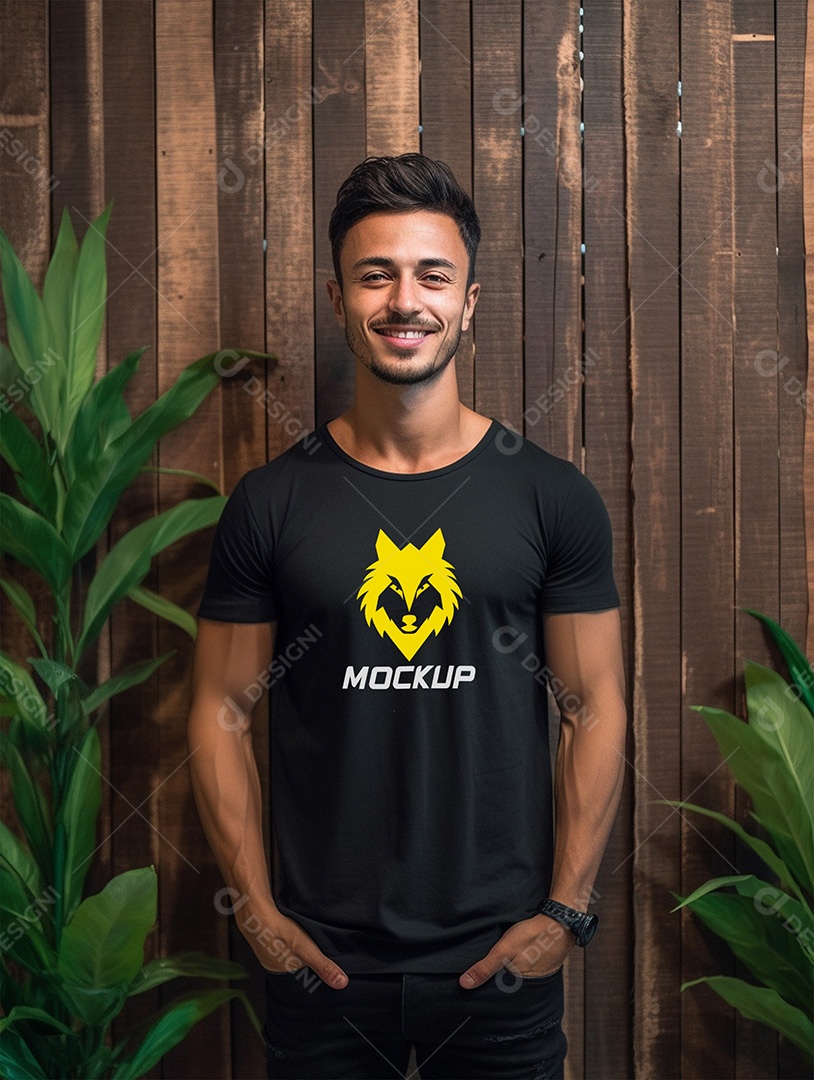 Mockup de Camiseta PSD Editável