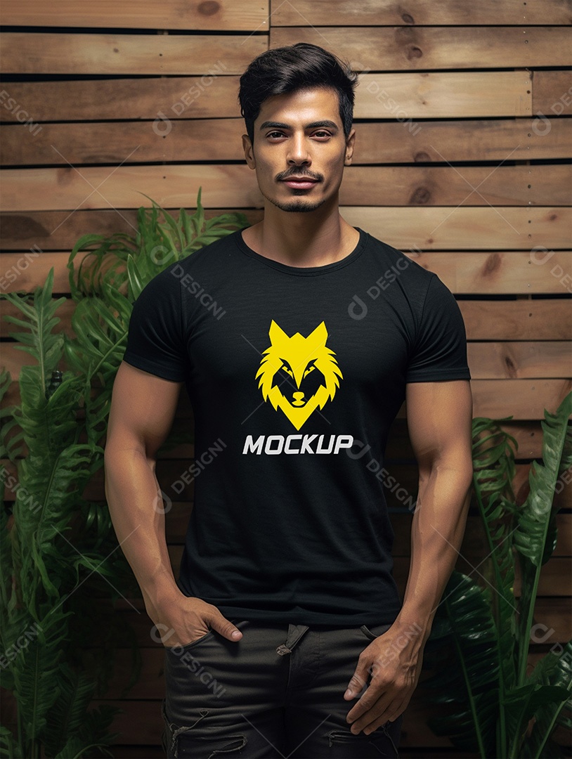 Mockup de Camiseta PSD Editável