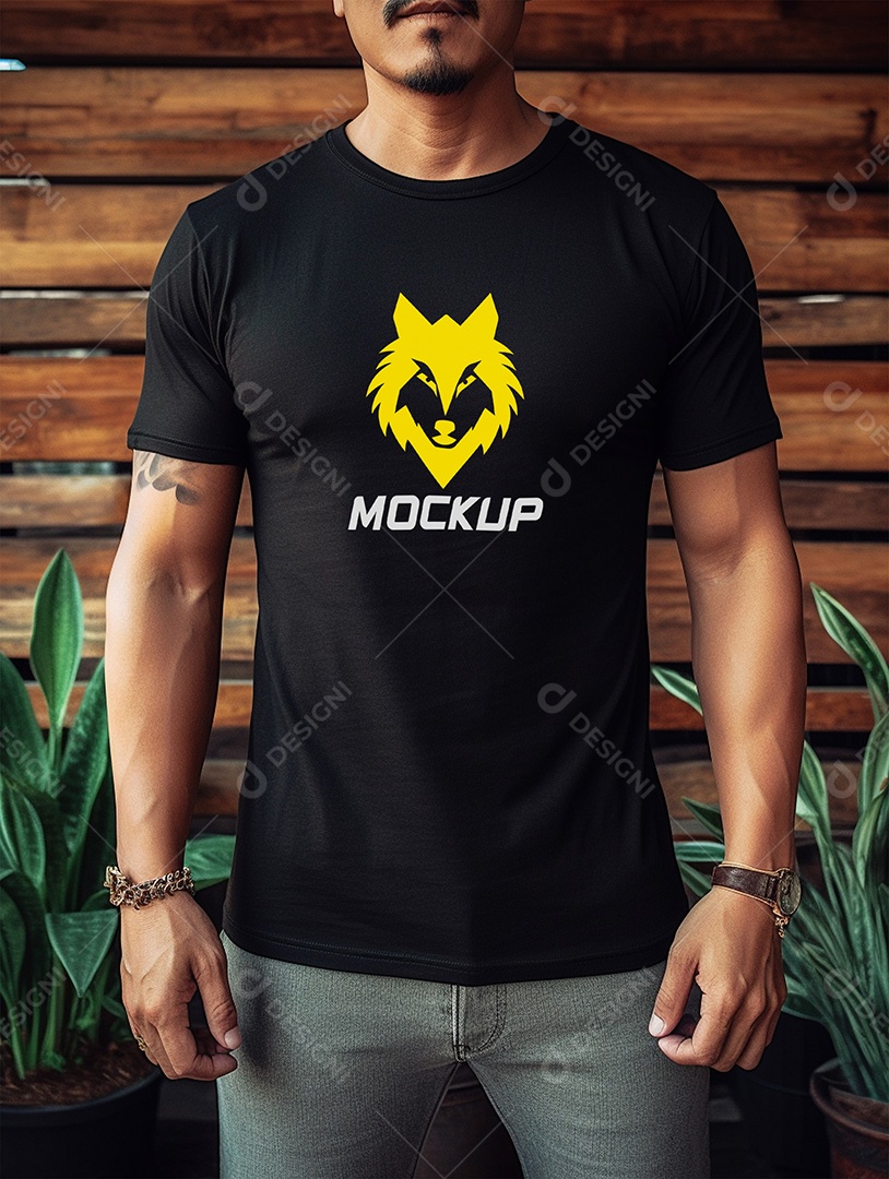 Mockup de Camiseta PSD Editável