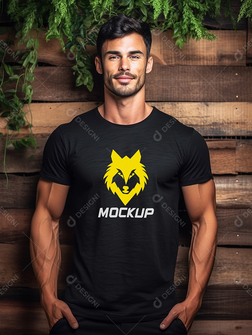 Mockup de Camiseta PSD Editável