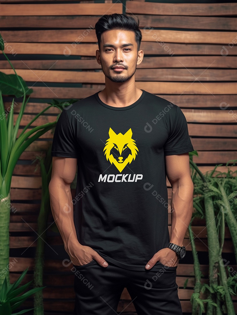 Mockup de Camiseta PSD Editável