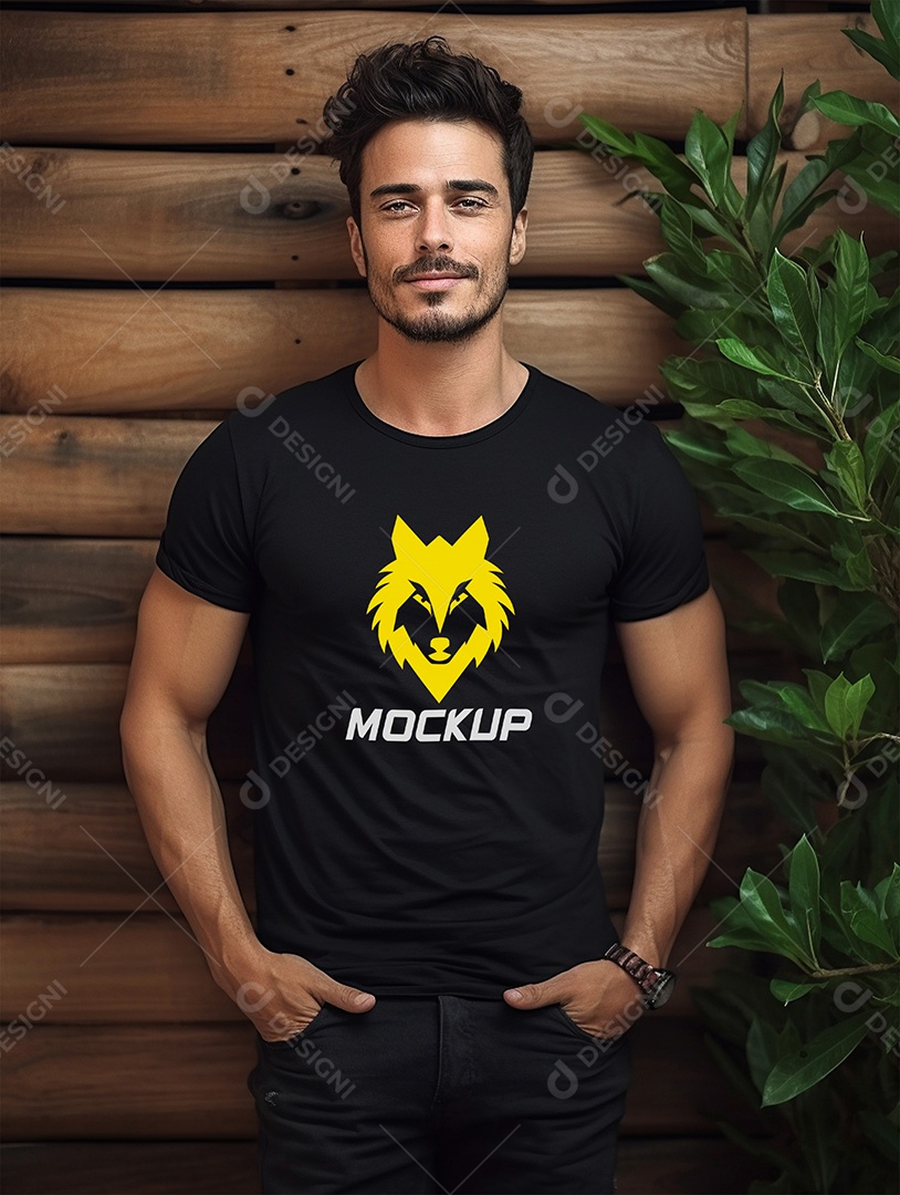 Mockup de Camiseta PSD Editável