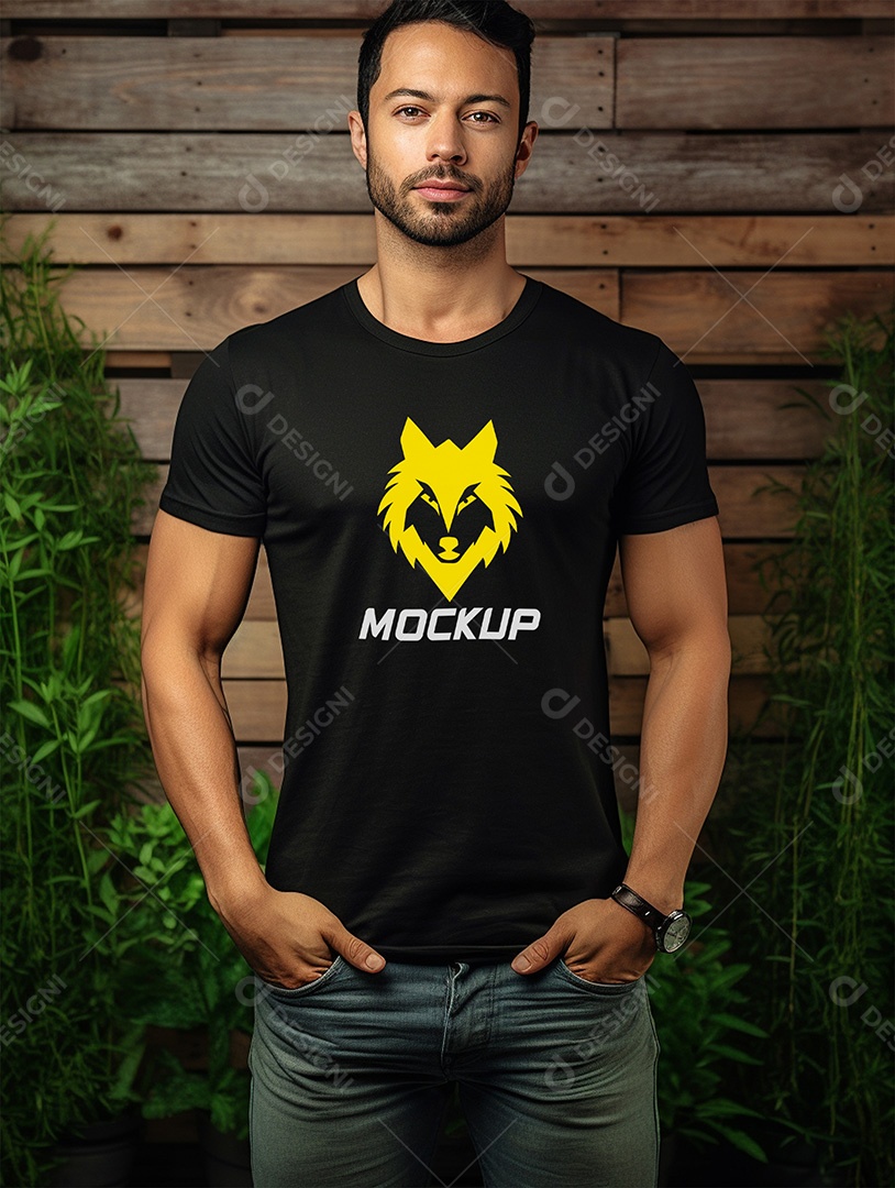Mockup de Camiseta PSD Editável