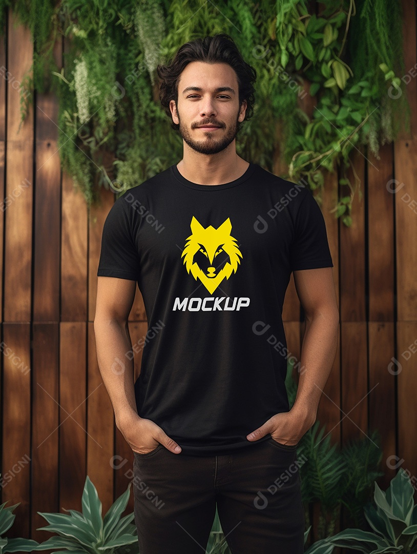 Mockup de Camiseta PSD Editável