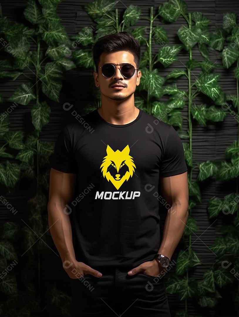 Mockup de Camiseta PSD Editável