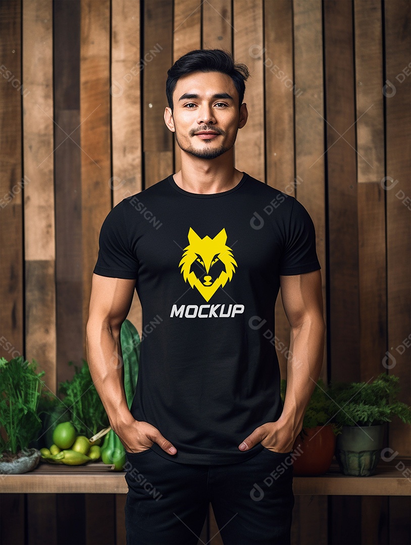 Mockup de Camiseta PSD Editável