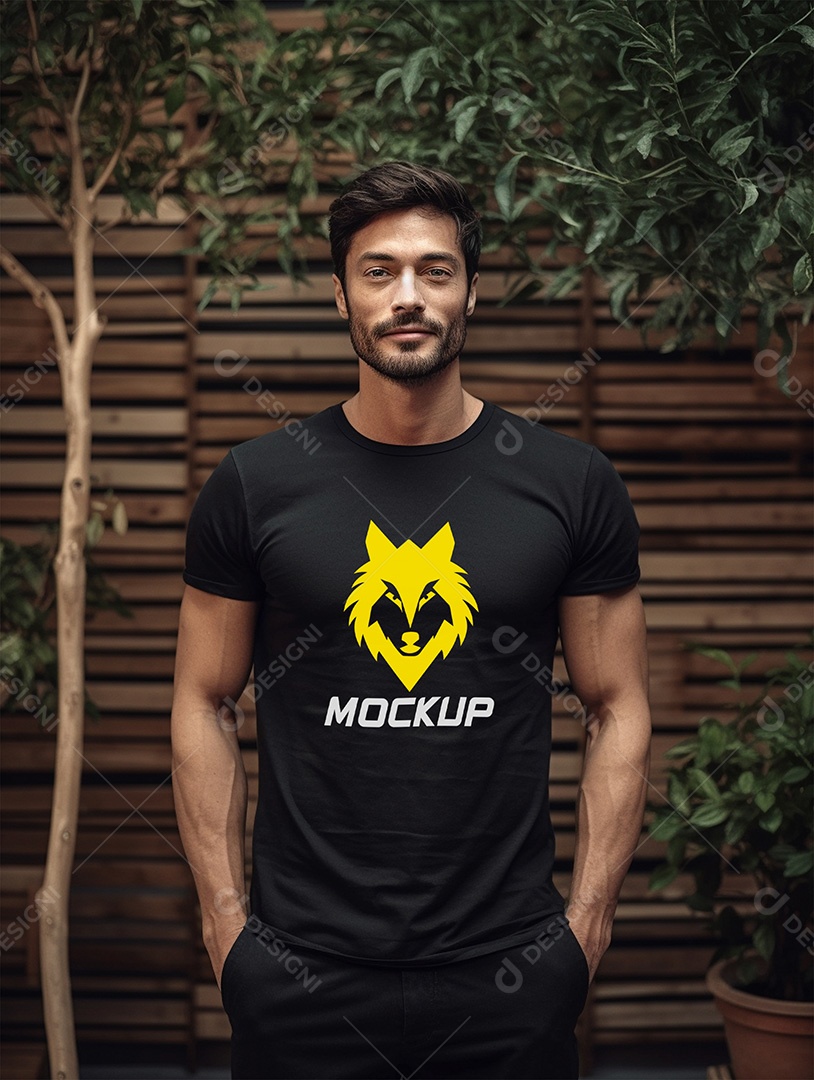 Mockup de Camiseta PSD Editável