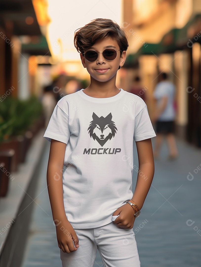 Mockup de Camiseta PSD Editável