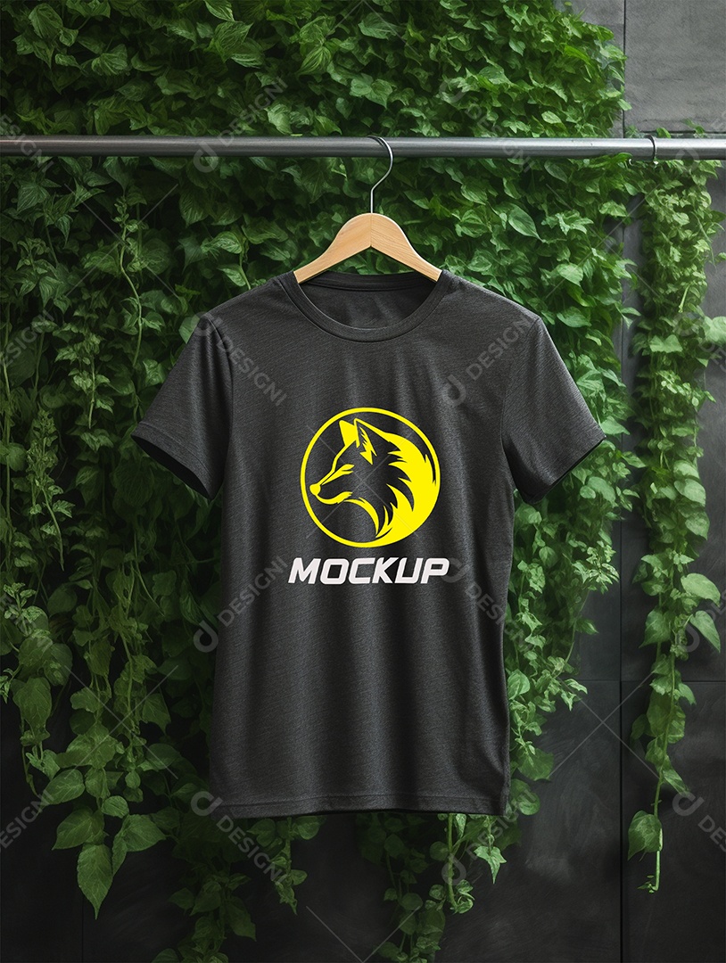 Mockup de Camiseta Em Cabide PSD Editável