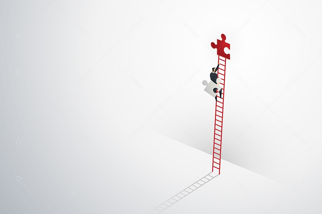 Oportunidades de solução de conceito criativo de visão de Empresário Vetor EPS