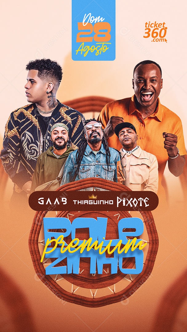 Social Media Flyer Story Rolezinho Premium PSD Editável