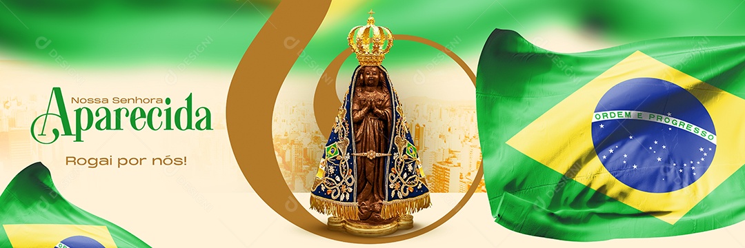 Banner Nossa Senhora Da Aparecida Social Media PSD Editável