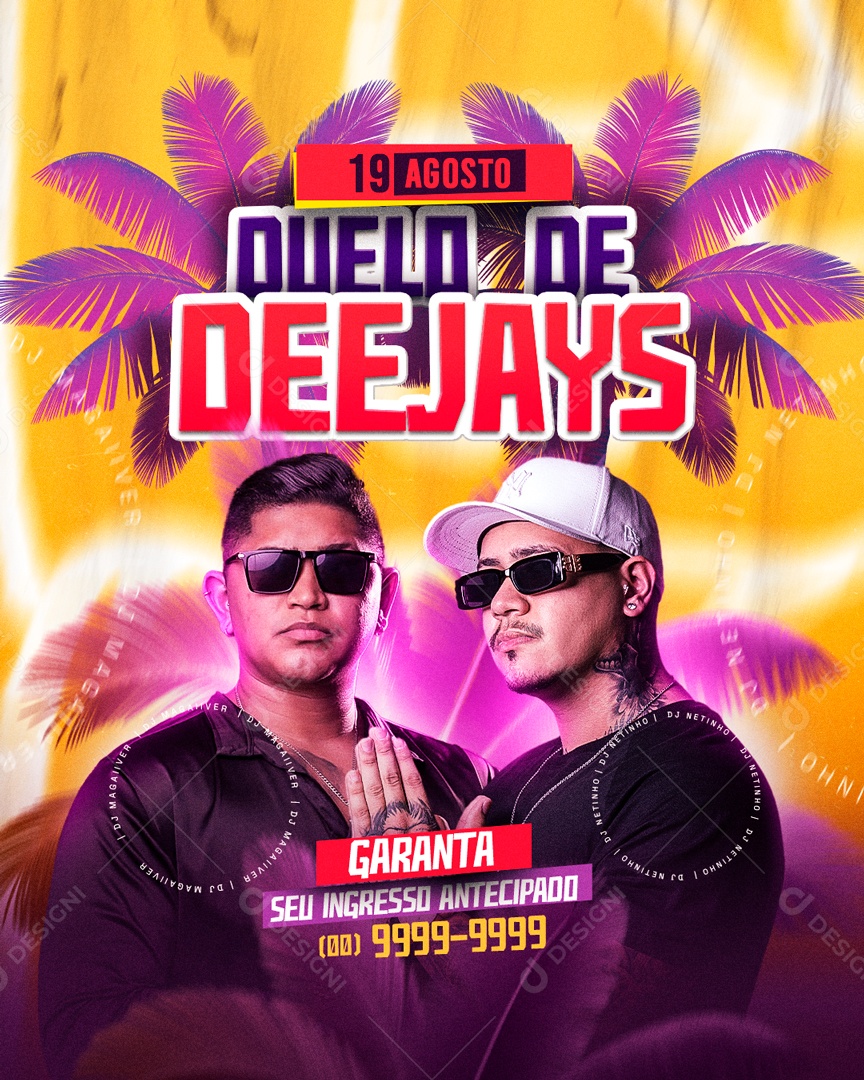 Flyer Quelo De Deejays Social Media PSD