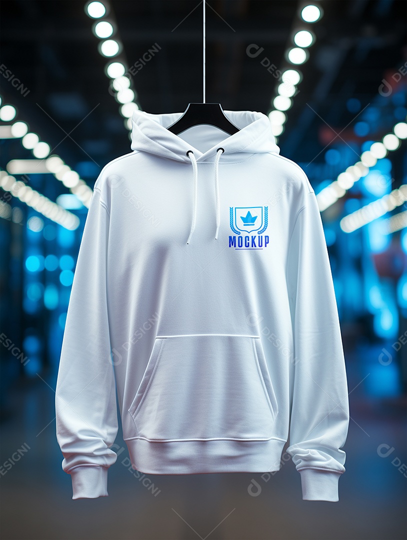 Mockup De Moletom No Cabide PSD Editável