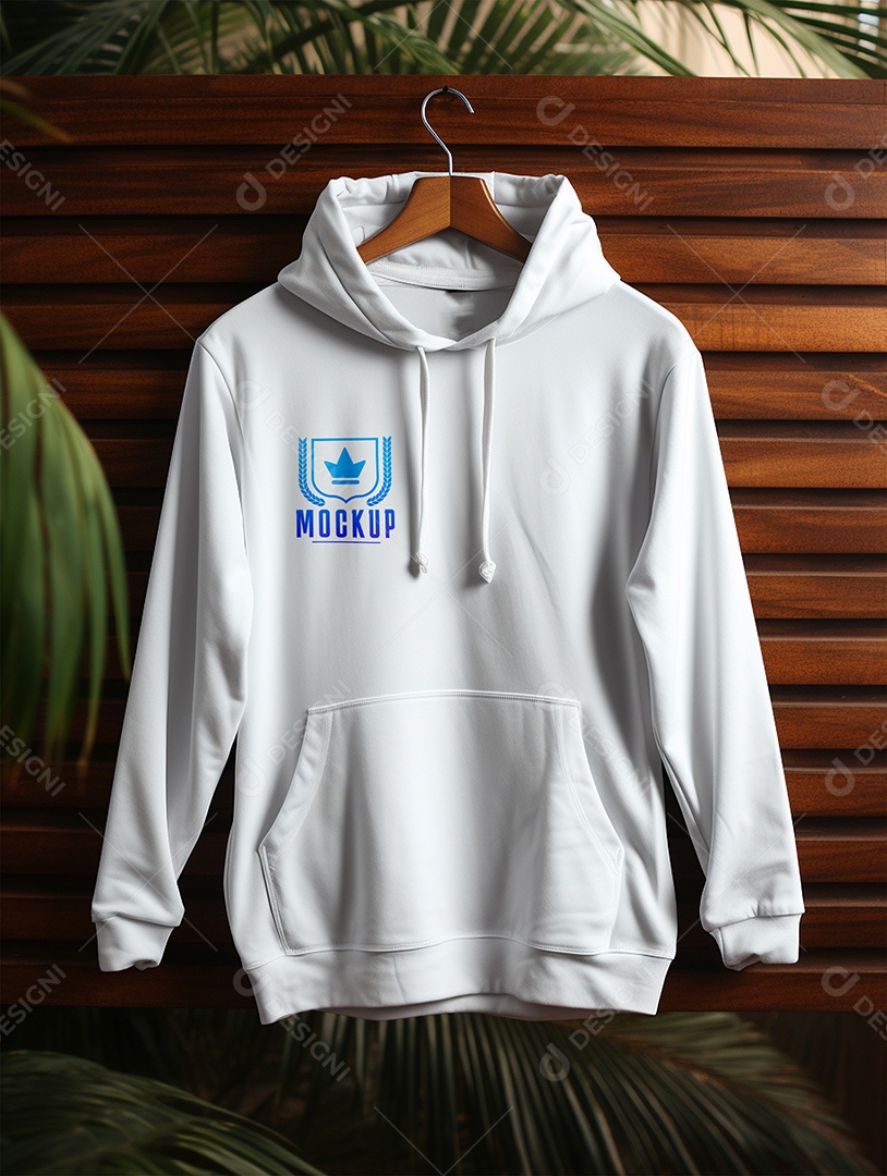 Mockup De Moletom No Cabide PSD Editável