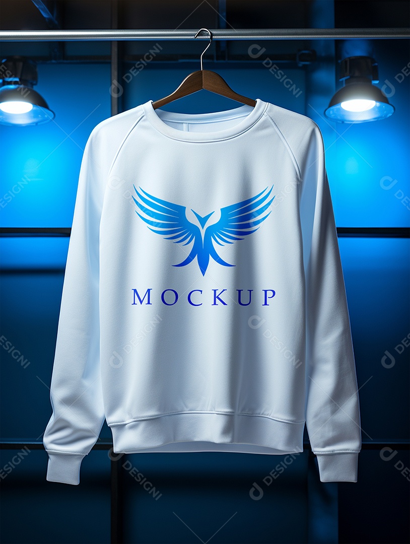 Mockup De Moletom No Cabide PSD Editável