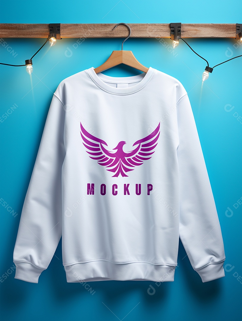 Mockup de Camiseta Manga Longa PSD Editável