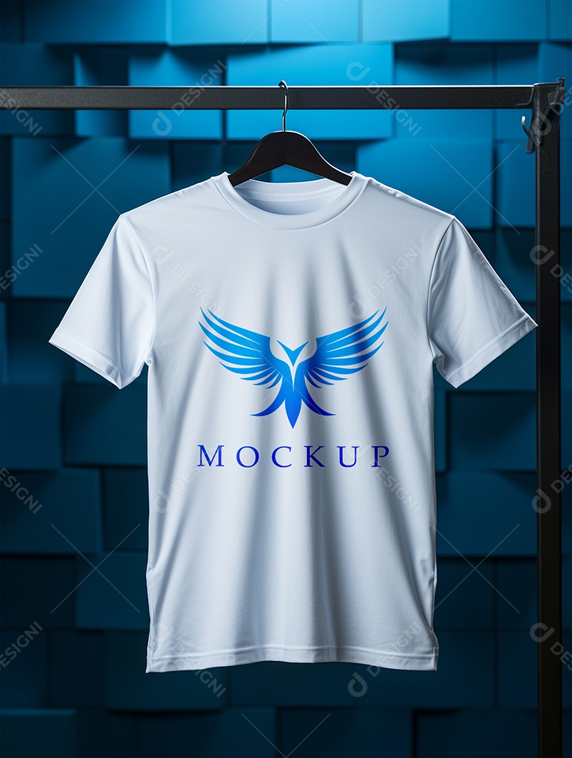 Mockup Camisa Manga Curta PSD Editável