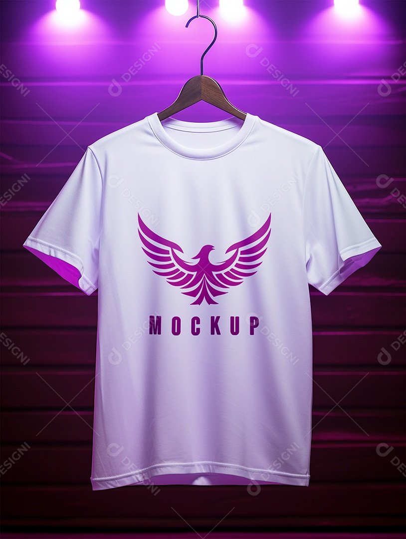 Mockup Camisa Manga Curta PSD Editável